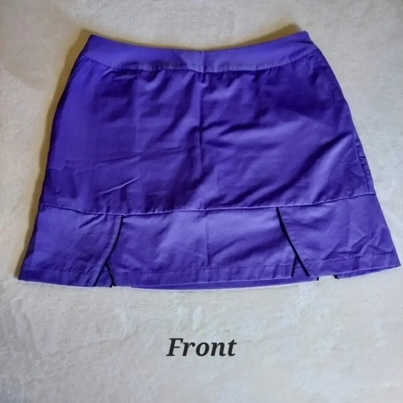 Adidas ClimacoolTennis Picklball Purple‎ Black Trim Skort - Picture 1 of 11